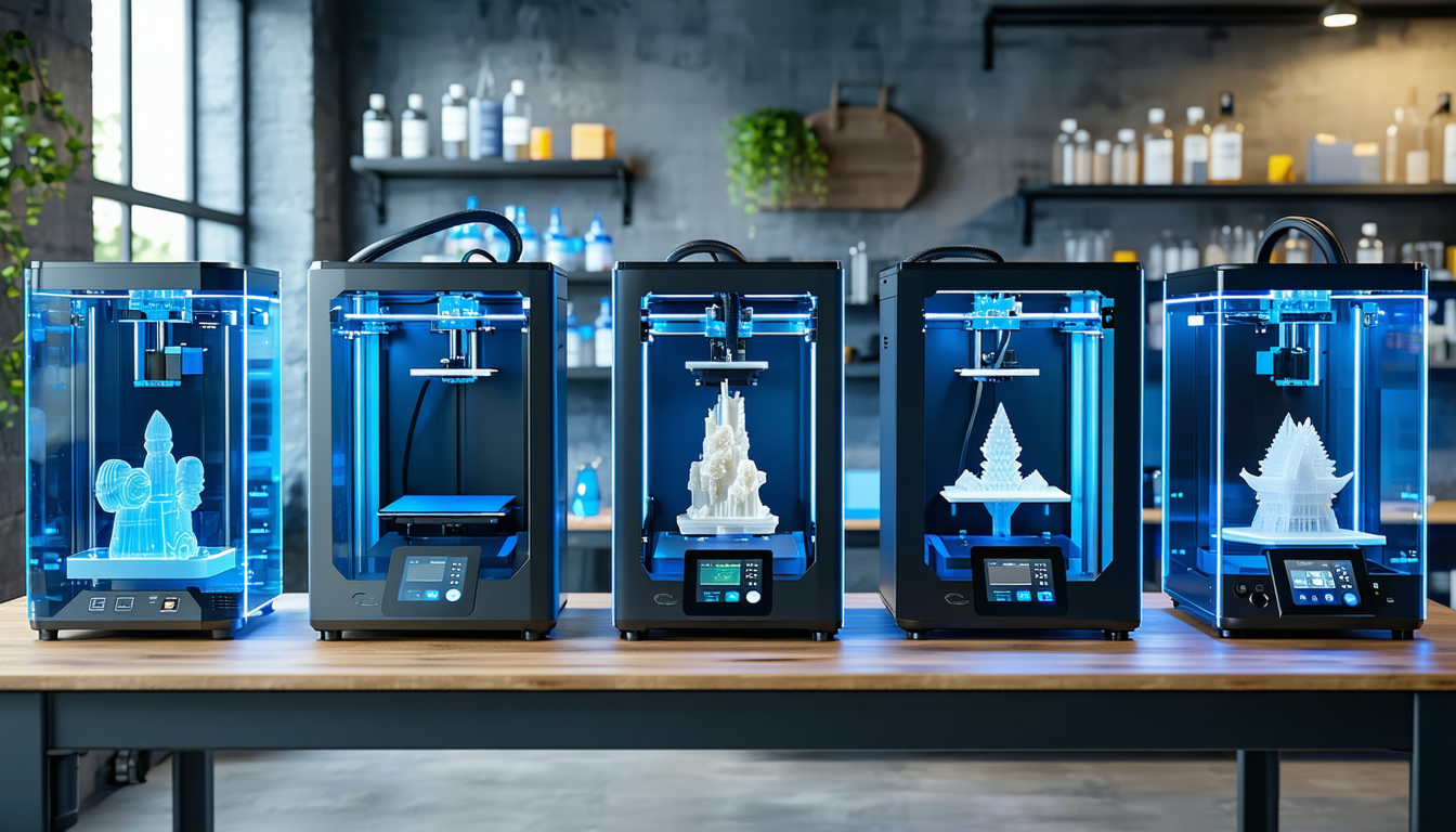 Creality comparatif 2025 : meilleures imprimantes 3D résine du marché