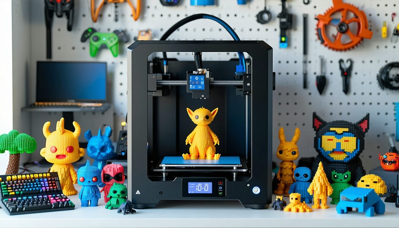 Mon imprimante 3D incontournable pour débutants passionnés désirant créer des objets nerd incroyables