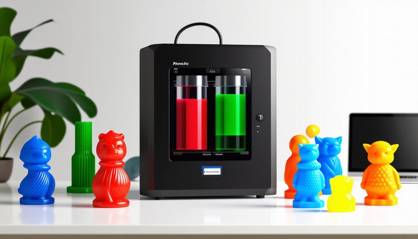 L&rsquo;imprimante résine &lsquo;Dual&rsquo; d&rsquo;Anycubic, Photon P1, est lancée — Doublez les couleurs et les matériaux pour vos créations