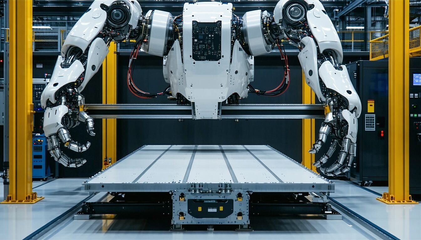 Un robot industriel surdimensionné transformé en une impressionnante imprimante 3D de 2 tonnes