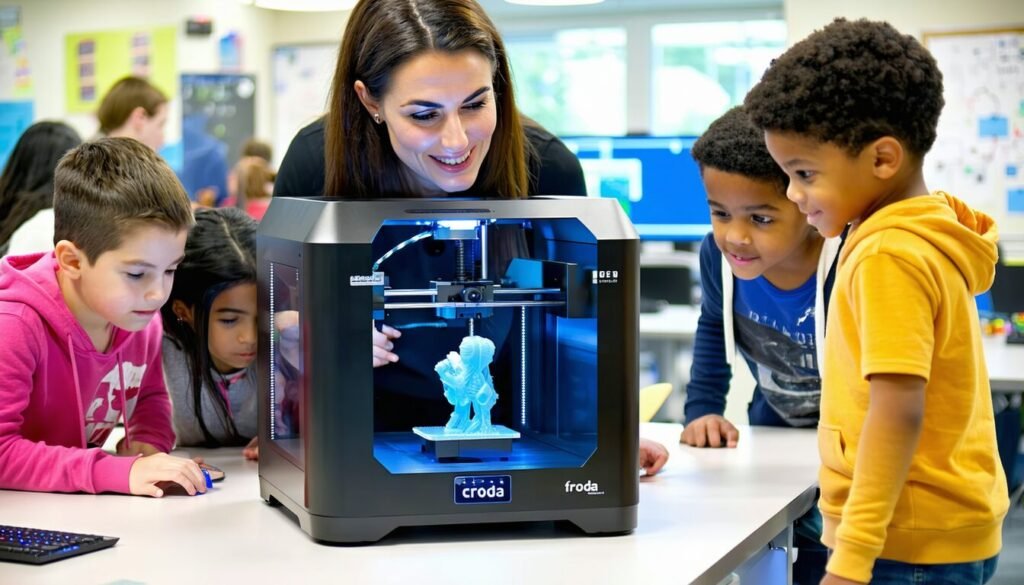 découvrez comment croda soutient l'éducation stem en finançant une imprimante 3d pour la classe de robb, offrant un outil technologique innovant pour préparer les étudiants aux métiers de demain.