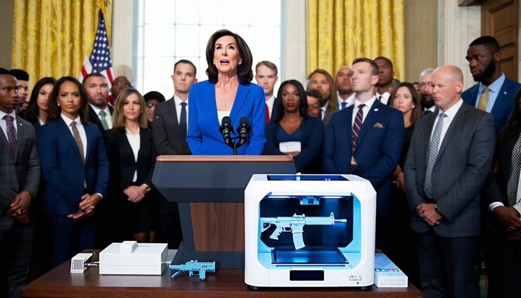 hochul annonce des mesures innovantes pour combattre la prolifération des armes à feu imprimées en 3d et renforcer la sécurité publique.