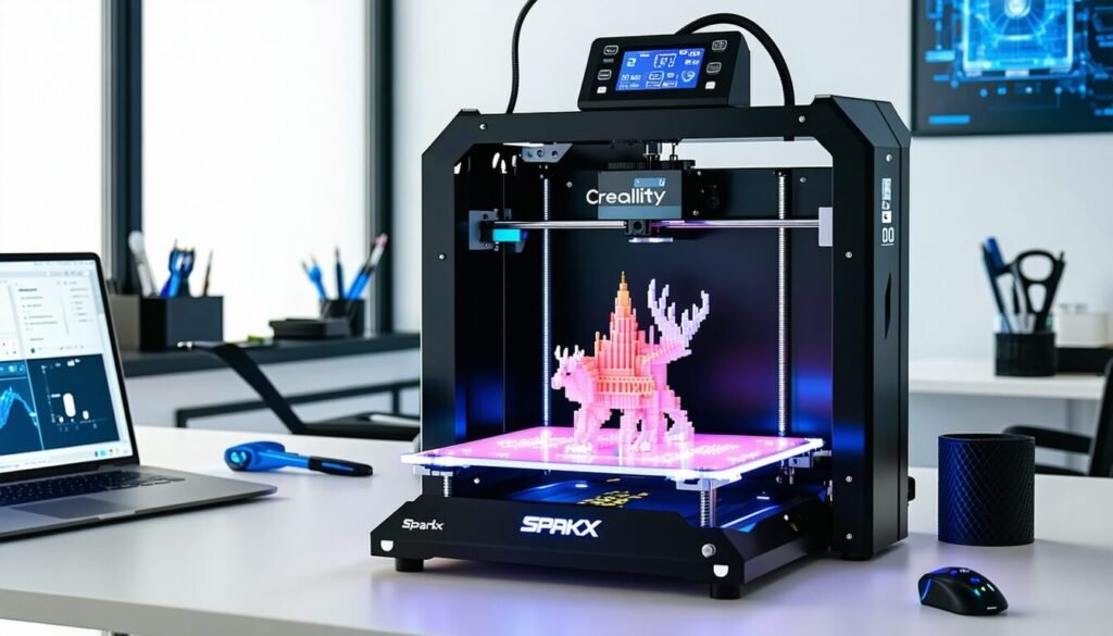 découvrez notre test complet du creality sparkx i7, une imprimante 3d à lit coloré révolutionnaire qui offre bien plus que des impressions en couleur grâce à ses performances avancées et sa facilité d'utilisation.
